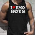 I Love Emo Boys Tank Top Geschenke für Ihn