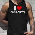 I Love Fake News Tank Top Geschenke für Ihn