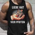 With Love Has Four Paws Degu Degus Owner Deguhalter Tank Top Geschenke für Ihn