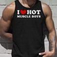 I Love Hot Muscle Boys I Love Hot Muscle Boys Tank Top Geschenke für Ihn