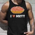 I Love Mett Original Mettrechner Item And More Tank Top Geschenke für Ihn