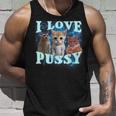 I Love Pussy Cat Tank Top Geschenke für Ihn