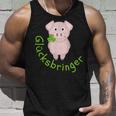 Lucky Charm Pig Clover Leaf For Friends Good Luck Tank Top Geschenke für Ihn