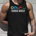 Mana Symbols Gathering Magic Choose Wisely Blue Red Green Tank Top Geschenke für Ihn