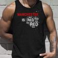 Manchester Is Red United Football Fans Slogan Tank Top Geschenke für Ihn