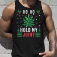 Marijuana Ho Ho Hold My Joint Ugly Christmas Jumper Tank Top Geschenke für Ihn