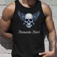 Memento Mori Gothic Skull & Wings Tank Top Geschenke für Ihn