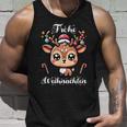 Merry Christmas Cute Reindeer Winter Christmas Tank Top Geschenke für Ihn