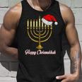 Merry Christmas Jewish Christmas Hanukkah Holiday Tank Top Geschenke für Ihn