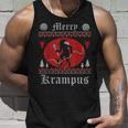 Merry Krampus Christmas Xmas Horror Ugly Jumper Evil Pyjamas S Tank Top Geschenke für Ihn