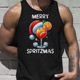 Merry Spritzmas Christmas Cocktail Holiday Drink Tank Top Geschenke für Ihn