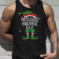 Middle Brother Elf Christmas Family Christmas Tank Top Geschenke für Ihn