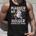 Name Holger Birthday Saying First Name Holger Tank Top Geschenke für Ihn