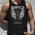 Nashville Tennessee Alas De Guitarraintage Sin Mangas Camiseta sin mangas Regalos para él