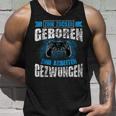 Nerd Gamer Zum Zocken Geboren Zum Arbeiten Zwungen S Tank Top Geschenke für Ihn