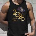 New Year's Eve Party Supplies 2025 Happy New Year Fireworks Tank Top Geschenke für Ihn