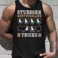 Newfie Owner STUBBORN NEWFOUNDLAND TRICKS Newfoundlands Tank Top Gifts for Him