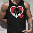 Newfoundland Dog Heart Cute Newfie Puppy Dog Lover Tank Top Gifts for Him