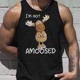 Not Amoosed Moose I Nö Fun Elk Word Game I No Statement Tank Top Geschenke für Ihn