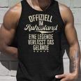 Offiziel Im Ruhestand Eine Legendeerlässt Das Gelände Tank Top Geschenke für Ihn