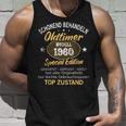 Oldtimer Baujahr 1960 Geborenintage 1960 Birthday S Tank Top Geschenke für Ihn