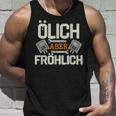 Olich Aber Fröhlich Oil Mechanic Car Screwdriver Tank Top Geschenke für Ihn