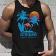 Outer Banks Carolinaacacionesintage Atardecer Camiseta sin mangas Regalos para él