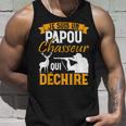 Papou Chasseur Papy Papa Fête Pères Grand-Père La Chasse Fun Débardeur e Cadeaux pour lui