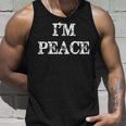 I Come In Peace I'm Peace Couples Matching Tank Top Geschenke für Ihn