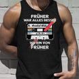 With Pencil Früher War Alles Besser Retro Cassette Tank Top Geschenke für Ihn