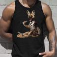 Pizza Lover African Wild Dog Tank Top Gifts for Him