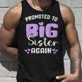 Promoted To Big Sister Again 2025 Pregnancy Announcement Tank Top Gifts for Him