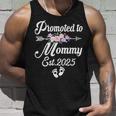 Promoted To Mommy Est 2025 Floral Mother's Day 2025 Tank Top Gifts for Him
