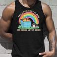 Raccoon Dumpster Fire 'This Little Light of Mine' Tank Top – Groovy Theme Gifts for Him