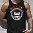 Raccoon LGBTQ Pride Tank Top - Be Gay, Do Crime Fun Design Gifts for Him