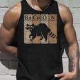 Raccoon Lover Chemistry Tank Top | Fun Periodic Table Design Gifts for Him