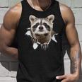 Raccoon Lover Tank Top for Moms & Dads | Fun Animal Theme Gifts for Him