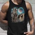 Raccoon Moon Howling Tank Top for Men, Women & Kids - Nature Fun Gifts for Him