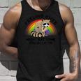 Raccoon Pocket Tank Top – Cute Animal Design for Casual Wear Gifts for Him
