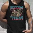 Raccoon 'Rizz Em with The Tism' Meme | Autistic Humor Tank Top Gifts for Him