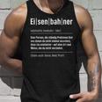 Railway Saying Model Railway Train Railway Definition Tank Top Geschenke für Ihn