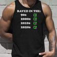 Raved In The 90s Oldschool Raver EDM Music Festival Tank Top Gifts for Him