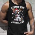 Reindeer Was Ausverkauft Christmas Unicorn Slogan Tank Top Geschenke für Ihn