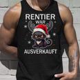 Reindeer Was Out Sold Cats Christmas Tank Top Geschenke für Ihn