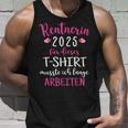 Rentnerin 2025 Retirement Retirement 2025 Tank Top Geschenke für Ihn