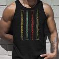 Retro Clarinet Tank Top Geschenke für Ihn