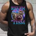 Retro Raccoon Meme Tank Top | Humorous Unisex Attire Gifts for Him