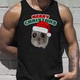 Sad Hamster With Christmas Wishes Tank Top Geschenke für Ihn