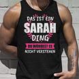 Sarah Name First Name Tank Top Geschenke für Ihn