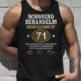 Schonend Behandeln Oldtimer Ist 71 Jahre 71St Birthday Tank Top Geschenke für Ihn